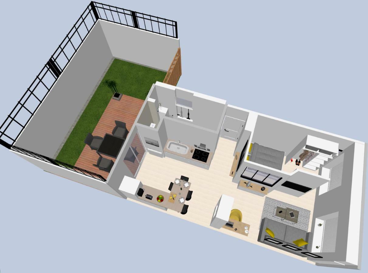 דירות לוריין Le P'Tit Atelier, Terrasse Privative מראה חיצוני תמונה